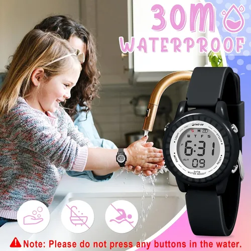 Miniatura 40 de Relojes para niñas y niños, relojes LED impermeables para niños - Los mejores regalos para niños