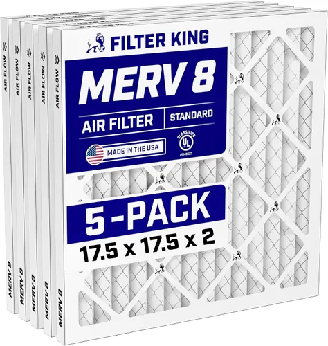 Miniatura 44 de Filter King Filtro de aire de 5.5 x 29.5 x 1 (MERV 8) (paquete de 5) filtros de horno de CA para control de polvo y alergias, fabricados en EE. UU.