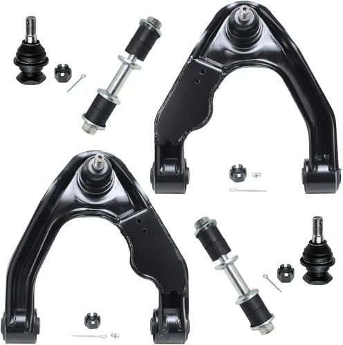 Miniatura 202 de Detroit Axle - Kit de extremo delantero para Chrysler 300 Dodge Charge Challenger 2011-2023, 2 brazos de control inferiores traseros 2 rótulas