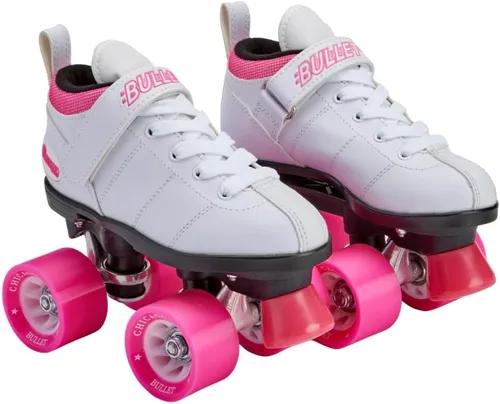 Miniatura 8 de Chicago Skates Patines de velocidad bala – Patines ajustables para mujeres y hombres, rendimiento superior duradero con tapón delantero, ruedas