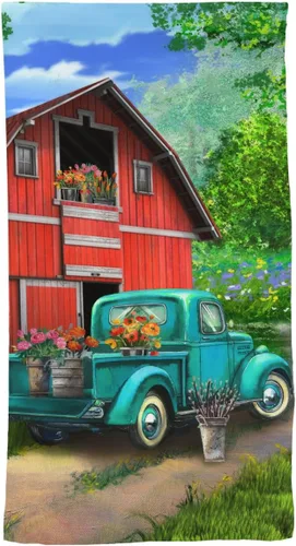Miniatura 16 de Briarwood Lane Toalla de mano con corona de granja