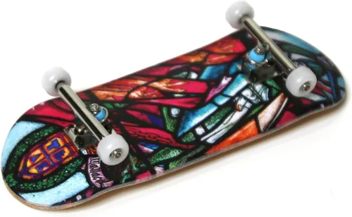 Miniatura 3 de Teak Tuning Diapasón gráfico de transferencia de calor de 1.339 in completo - Wallace Stained Glass Edition