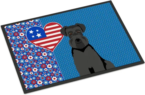 Miniatura 10 de Caroline's Treasures WDK5119JMAT Airedale Terrier USA - Tapete para interiores o exteriores, 24 x 36 pulgadas, tapete para puerta delantera