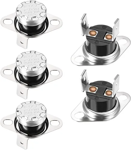 Miniatura 47 de uxcell KSD301 Termostato 104.0 °F/104°F 10A N.C Ajustar interruptor de temperatura de disco rápido para microondas, horno, cafetera 2 piezas