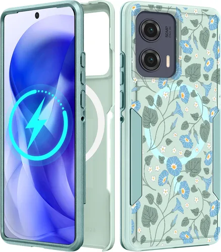 Miniatura 45 de Funda para Moto G 5G 2024 – Compatible con MagSafe para mujeres y niñas, bonita funda protectora magnética para teléfono, diseño femenino Kawaii