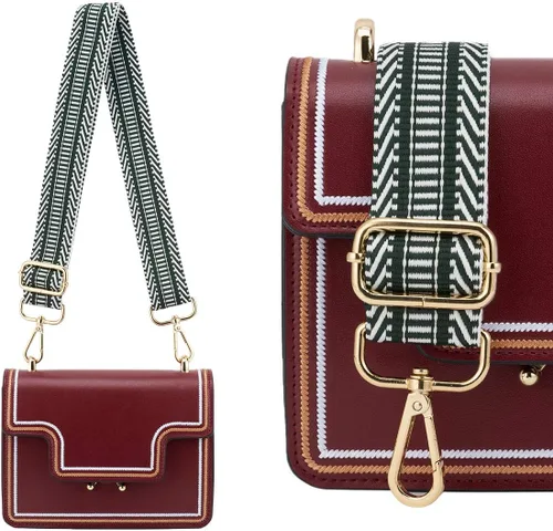 Miniatura 451 de ZOOEASS - Correa de repuesto para cartera, para colgar en el hombro o para cruzar, ancha y ajustable, de lona