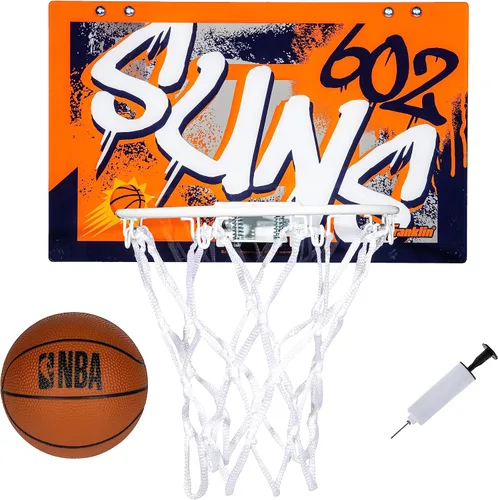 Miniatura 38 de Franklin Sports NBA Team Over the Door Aros de Baloncesto - Mini Aro de Baloncesto Interior para Niños + Juego de Pelota - Mini Aros para Fanáticos
