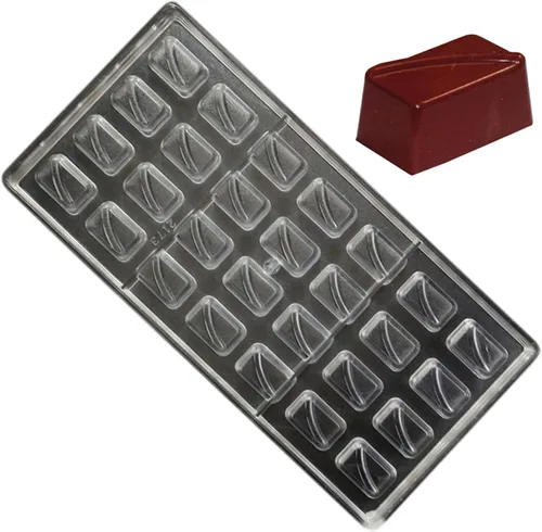 Miniatura 24 de Molde de Policarbonato para Chocolate Molde de Caramelo DIY Plástico Duro Transparente Utensilios de Repostería Herramientas de Pastelería 4