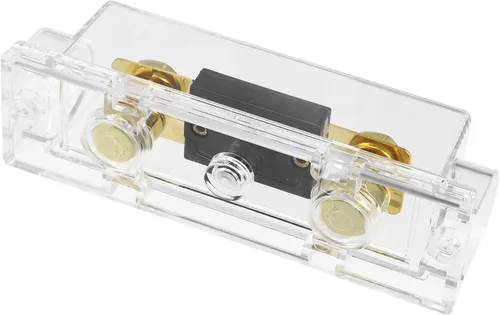 Miniatura 6 de X AUTOHAUX 1 Unidades de audio para coche 0 4 8 calibre en línea ANL portafusibles transparente transparente bloque de fusibles con 2 unids 125A