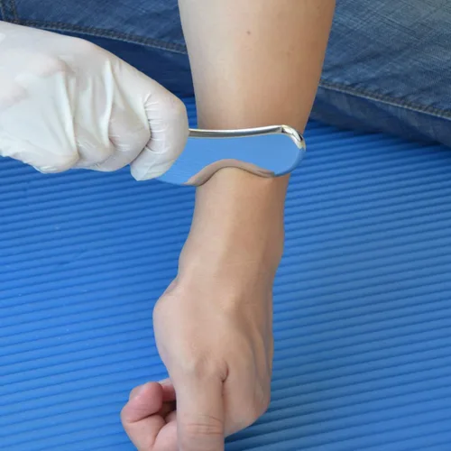 Miniatura 6 de IASTM Tool Gua Sha - Juego de 6 raspadores musculares de acero inoxidable para terapia de tejidos blandos y reducir brazos, piernas, espalda