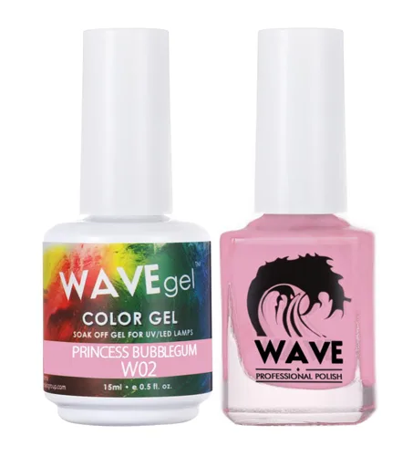 Miniatura 39 de WAVEGEL - Juego dúo de gel y esmalte de uñas a juego - Colección Simplicity - #P109 Blizzard I 0.5 onzas