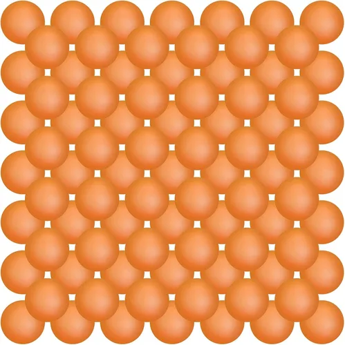 Miniatura 9 de Hanaive 100 unidades pelotas de tenis de mesa multicolor de 40 mm, pelotas de plástico a granel lavables, juego pequeño para juegos de piscina