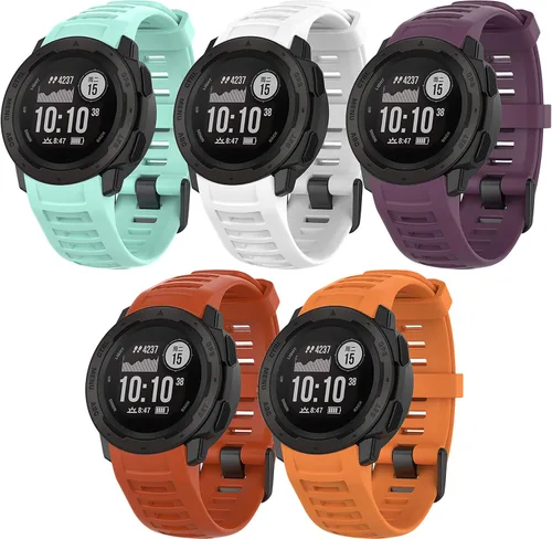 Miniatura 9 de Correa para Garmin Instinct 2, correa de repuesto de silicona suave para Garmin Instinct 2/Instinct 2 Solar/Instinct Tide/Instinct Tactical/Instinct