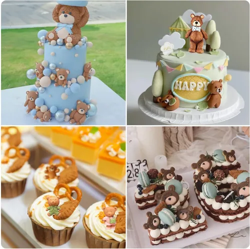 Miniatura 6 de Zixiang Molde de fondant de perlas 3D, molde de silicona para fondant, bolas de perlas semiesferas, moldes de chocolate para oso de peluche