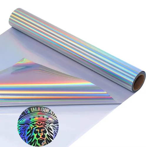 Miniatura 11 de Rollo de vinilo de transferencia de calor con purpurina negra, 12 pulgadas x 5 pies, plancha en HTV para camisetas, diseño de bricolaje, máquina