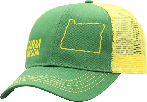 Miniatura 100 de John Deere Gorra de béisbol con logotipo y malla trasera con contraste, para hombre