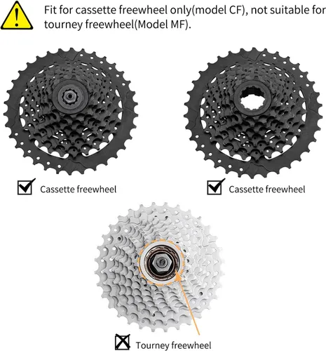 Miniatura 6 de QKURT Kit de herramientas de látigo de cadena de bicicleta con casete para cadenas de 7,8,9,10,11,12 velocidades