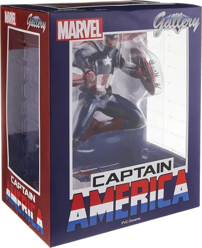 Miniatura 3 de DIAMOND SELECT TOYS Marvel Gallery: Marvel Now! Figura de vinilo de PVC del Capitán América de 9 pulgadas