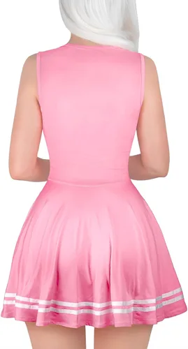 Miniatura 3 de Littleforbig Minivestido sin mangas para mujer, diseño de animadora