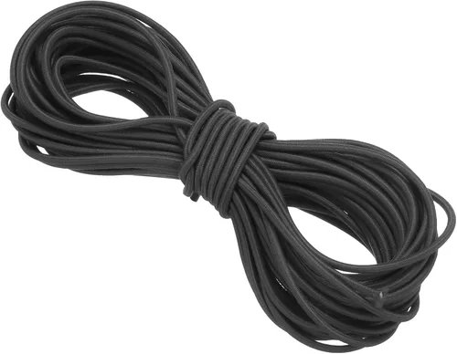 Miniatura 20 de PATIKIL Cuerda elástica elástica de 109 yardas (328.1 ft), cuerda elástica pesada de 0.059 in, albaricoque para manualidades, correas de gancho