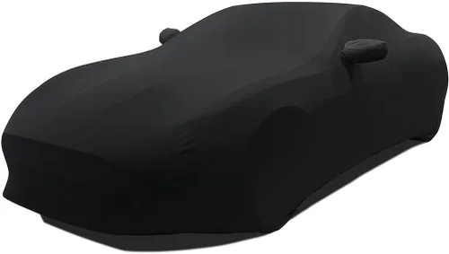 Miniatura 17 de Ferrari 458 Italia / 488 GTB / F8 Tributo Ultraguard Funda de satén elástica para interiores - El mejor ajuste personalizado (negro)