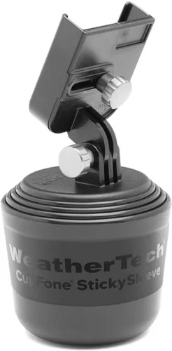 Miniatura 12 de WeatherTech CupFone con extensión – Soporte ajustable y universal para teléfono móvil con portavasos para coche y camión – Mejor diseño para carga