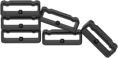 Miniatura 6 de Paquete de 6 correas compatibles con Suunto 9 y 9 baro/7/D5/Core/Traverse/Ambit 3 2 1/Spartan Sport Wrist HR Fastener anillo de silicona clips