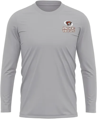 Miniatura 88 de Camisa deportiva de manga larga oficial de la NCAA Collegiate para hombre, con logotipo en el pecho izquierdo, colección Athletic Heather