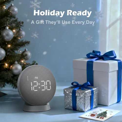 Miniatura 9 de REACHER Reloj despertador súper fuerte para personas de sueño pesado, adultos y adolescentes, reloj despertador vibratorio con vibrador de cama bajo