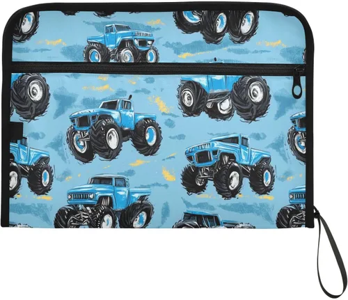 Miniatura 13 de Gredecor 13 Pockets File Folder Organizer A4/Letter Water Resistant Document Bag with Zipper Filing Folder Expanding File Pouch Storage for School