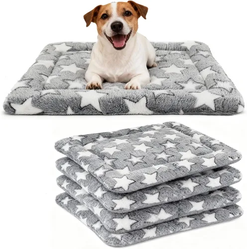 Miniatura 26 de Tapete de Cama para Perro - Tapetes de Cama Reversibles para Jaula de Perro, Suave y Transpirable, Almohadilla para Perrera, Cama de Jaula Duradera