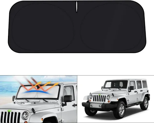 Miniatura 14 de KUST Parasol para parabrisas para Hyundai Tucson 2016-2021 (no para Tucson 2022), accesorios protectores solares de ventana, protector solar