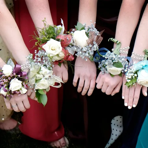 Miniatura 7 de Waydress Pulsera de pulsera elástica de perlas para boda, ramillete de perlas, pulsera elástica de perlas para boda