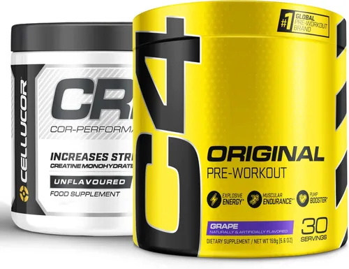 Miniatura 9 de Cellucor Original C4 - Paquete de creatina y preentrenamiento, sandía, 30 porciones + polvo de creatina Cor Performance, 72 porciones
