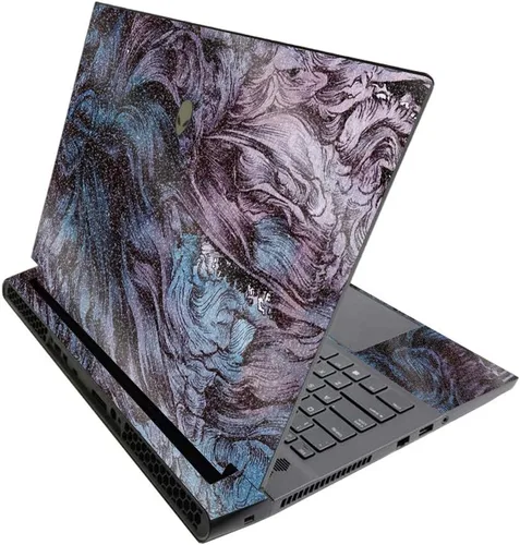 Miniatura 352 de MightySkins - Skin brillante con purpurina para Alienware M17 R3 (2020) y M17 R4 (2021) - Diversión de los años 90 Acabado duradero con purpurina
