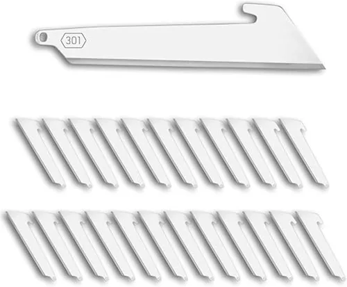 Miniatura 15 de OUTDOOR EDGE Paquete de Cuchillas de 3.0" Punta Caída con Dentado (Negro, 6 Cuchillas), Código de Compatibilidad de Cuchilla 300