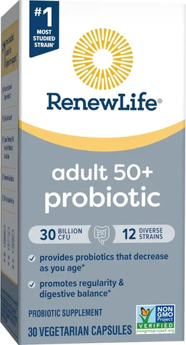 Miniatura 6 de Renew Life –Última flora para adultos 50 + Suplemento Probiótico de 30 mil millones, 90 unidades (Ex fórmula senior), 631257595607, 30, 1, 1