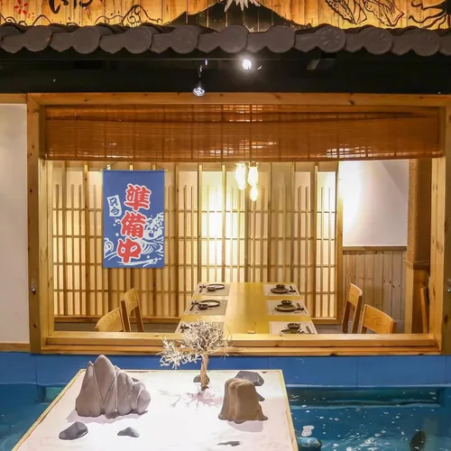 Miniatura 5 de SHERCHPRY Juego de 2 pancartas decorativas de estilo japonés, banderas de apertura de poliéster ligero para colgar en restaurantes japoneses