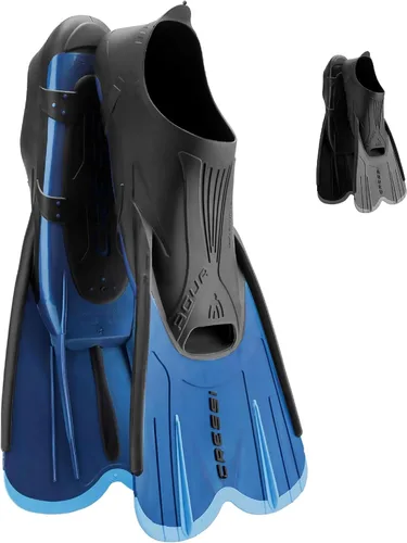 Miniatura 8 de Cressi - Aletas de natación cortas para adultos con bolsillo para pie completo y autoajustable - Perfectas para viajar - Agua Short: Fabricado