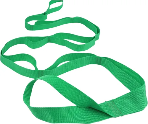Miniatura 10 de Scotamalone Correa elástica para yoga, terapia física para entrenamiento en casa, ejercicio, pilates y gimnasia, 10 bucles bandas elásticas no Verde