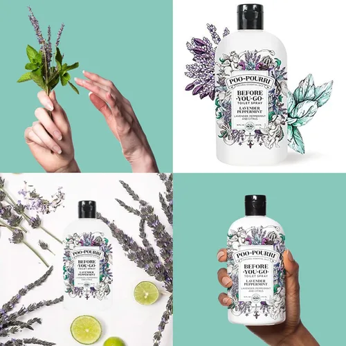Miniatura 4 de Poo-Pourri Before-You-Go - Recarga de spray para inodoro, lavanda menta, 16 onzas líquidas, hasta 800 usos, desodorizante de olores de baño