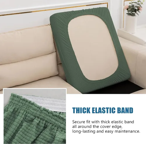 Miniatura 4 de Fundas de cojines de asiento de sofá repelentes al agua de alta elasticidad, funda elástica para sofá, protector de muebles elástico para casa