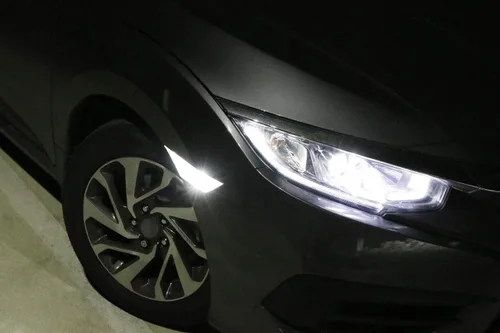 Miniatura 3 de (2) Luces iJDMTOY con señalización lateral clara JDM, izquierda o derecha, para Honda Civic Sedan/Coupe 2016, décima