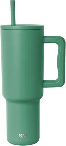 Miniatura 12 de Simple Modern Vaso Trek de 40 oz con Asa y Tapa con Pajilla Vaso de Viaje Aislado de Acero Inoxidable Apto para Portavasos Slumberland