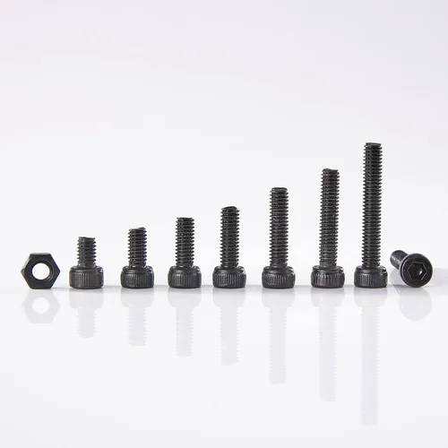 Miniatura 3 de Tornillos y tuercas M4 x 0.236 in, 0.315 in, 0.394 in, 0.472 in, 0.630 in, 0.787 in, 0.984 in, cabeza hexagonal, tornillos y tuercas, tornillo