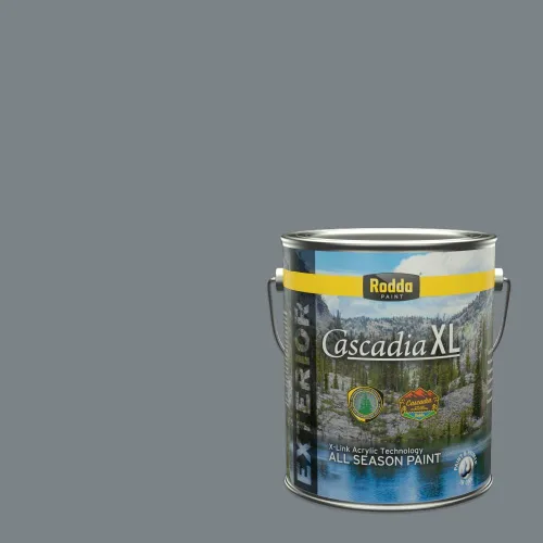 Miniatura 8 de Rodda Paint CASCADIA XL Pintura e imprimación satinada para exteriores en uno, cuarto de galón, Metropolis Mood
