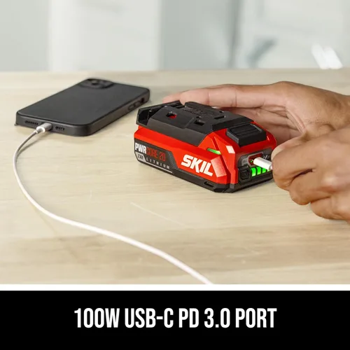 Miniatura 2 de Skil - Batería de 20 V, 2 Ah, USB tipo C, BY5100B-00