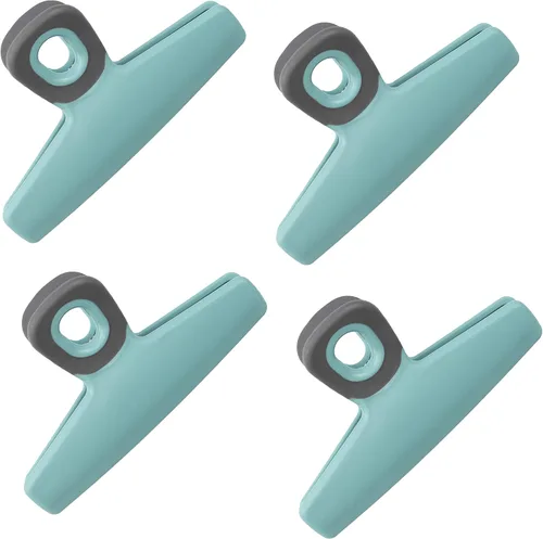 Miniatura 14 de COOK WITH COLOR Clips para alimentos – Clips anchos y resistentes, clips grandes para bolsas para almacenamiento de alimentos con agarre hermético