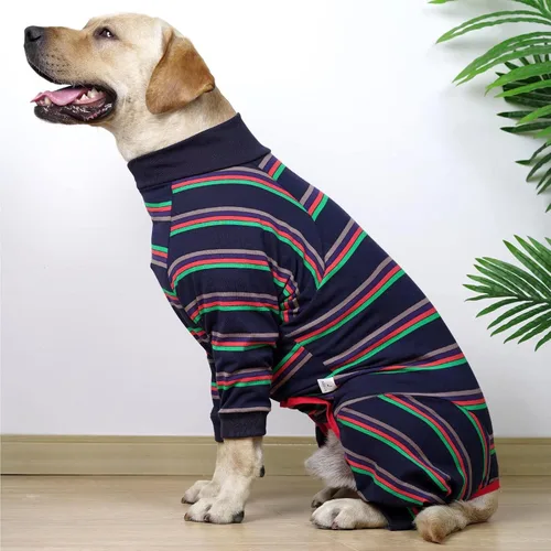 Miniatura 5 de Mono de Cirugía de Recuperación para Perros, Camisa de Recuperación para Perros de Tamaño Mediano a Grande, para Heridas Abdominales o Enfermedades