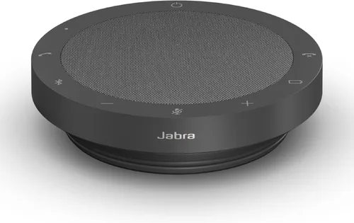 Jabra Altavoz Bluetooth inalámbrico Speak2 55, altavoz compacto y portátil con 4 micrófonos con cancelación de ruido, altavoz de rango completo de